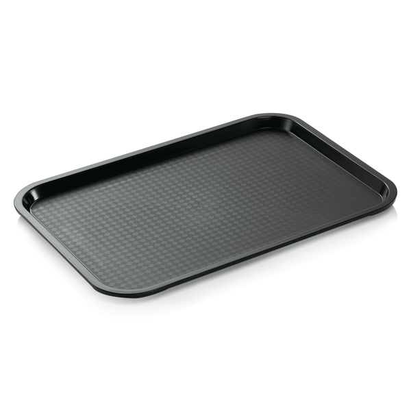 Tablett Tray 92, 35 x 27 x 2 cm, schwarz,