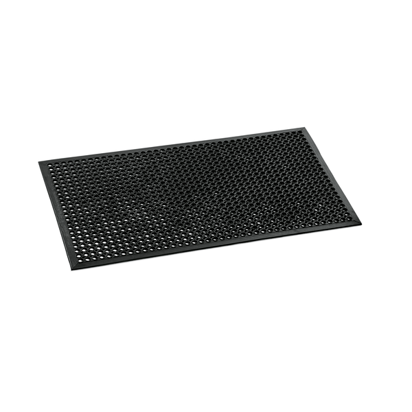 Fußbodenmatte, 152,5 x 91,5 x 1,2 cm, schwarz,