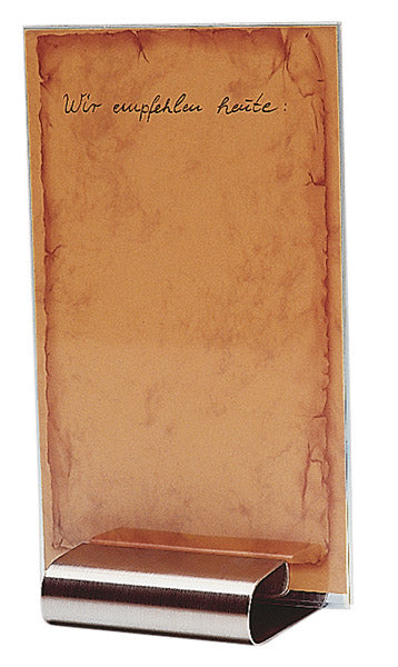 Tischkartenhalter 8 x 7 cm, H: 2 cm Edelstahl