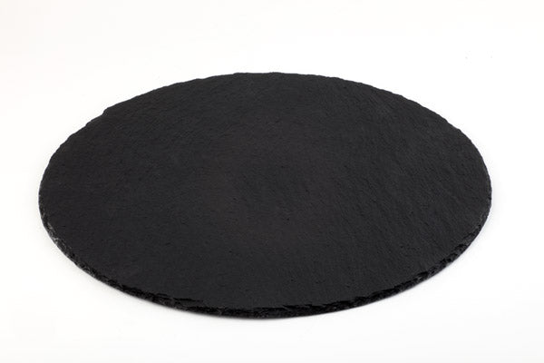 Naturschieferplatte Ø 33 cm Materialstärke 6-9 mm