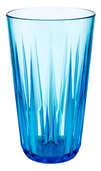Trinkbecher -CRYSTAL- Ø 9 cm, H: 15,5 cm Tritan, blau, 0,5 Liter