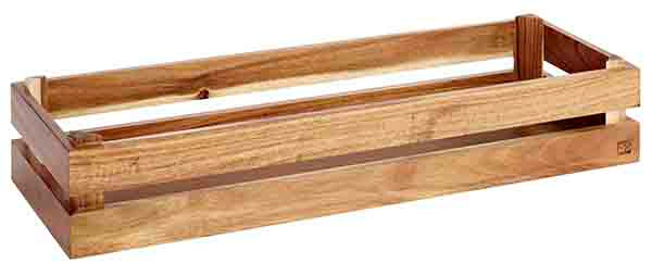 Holzbox -SUPERBOX- 55,5 x 18,5 cm, H: 10,5 cm Akazienholz
