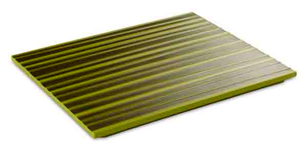 GN 1/2 Tablett -ASIA PLUS- 32,5 x 26,5 cm, H: 1,5 cm Melamin, grün