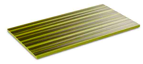 GN 1/3 Tablett -ASIA PLUS- 32,5 x 17,6 cm, H: 1,5 cm Melamin, grün