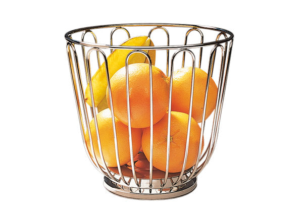 Obstkorb Ø 21,5 cm, H: 20,5 cm 18/8 Edelstahl