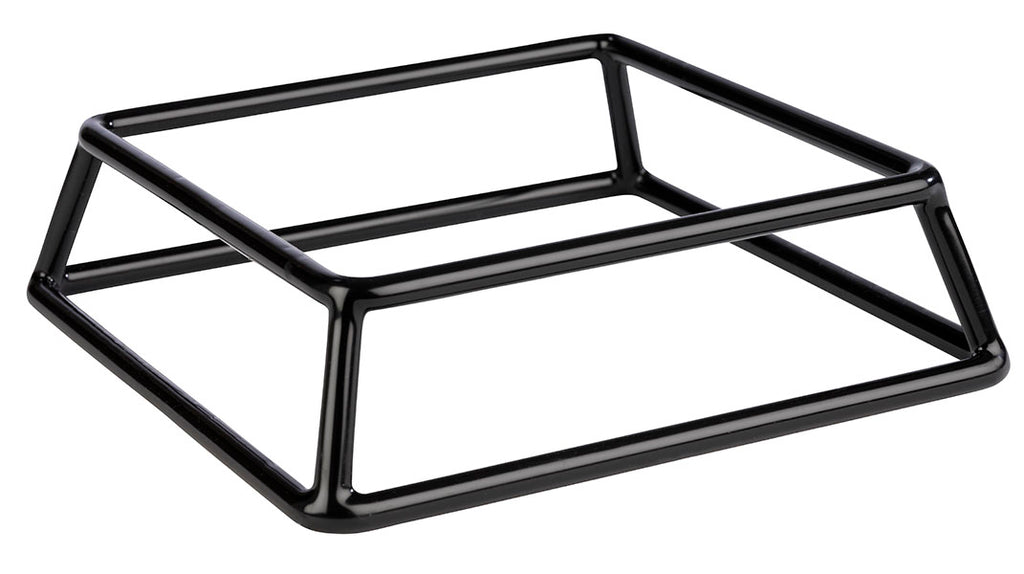 Buffetständer -MULTI- 18 x 18 cm, H: 5 cm Metall, PVC, schwarz