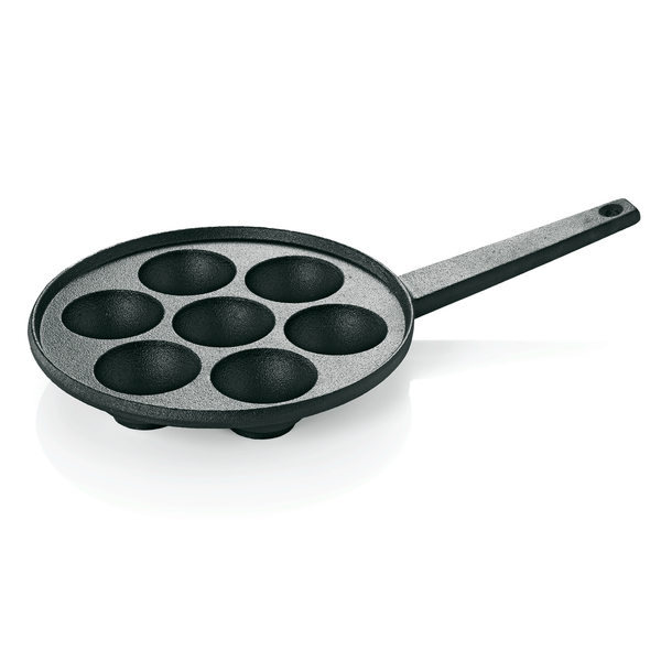 Poffertjespfanne Ø 20,5 cm für 7 Poffertjes,