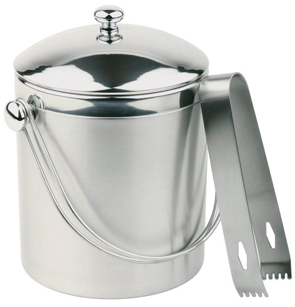 Eiseimer-Set Ø 12 cm, H: 14 cm, 1 Liter 18/8 Edelstahl