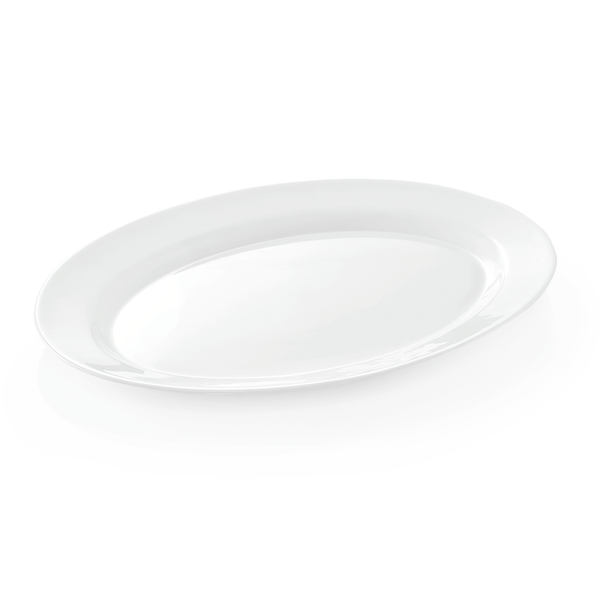 Platte Uni, 30,5 x 22,5 cm, Opalglas