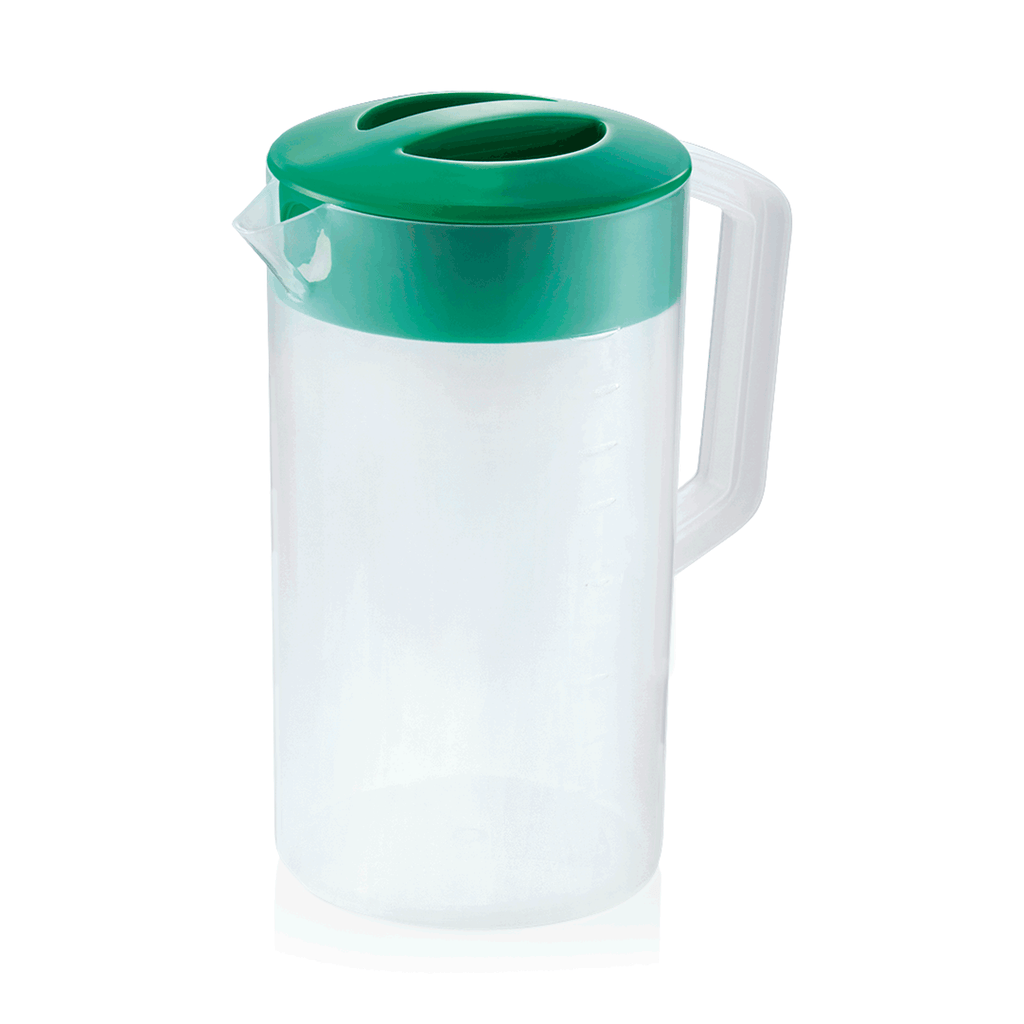 Messbecher, grüner Deckel, 2,5 ltr.