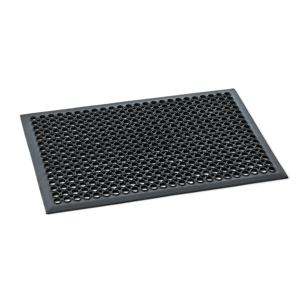 Fußbodenmatte, 90 x 60 x 1,2 cm, schwarz