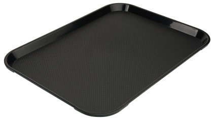 Fast Food Tablett 40cm schwarz Polypropylen schwarz, 40x30cm | Artikelnummer: 5353/406 | 4003625953528