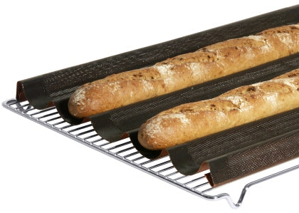 Backmatte GN 1/1 für Baguette und Brötchen aus Silikon | Artikelnummer: 6392/011 | 4003625639217