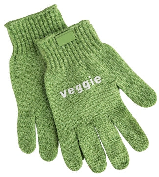 Gemüseputzhandschuh, grün für Gemüse VEGGIE | Artikelnummer: 6537/006 | 4003625653763